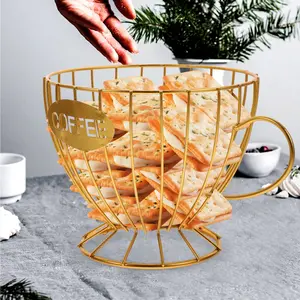 Metal Kahve Kapsül Tutucu Nespresso, Kahve Pod Organizatör, Bar, saklama kutusu, Meyve Sepeti, kahve Aksesuarları, 20 Bardak K Bardak tutucu En iyi 10 satış-fincan kahve-no. 6