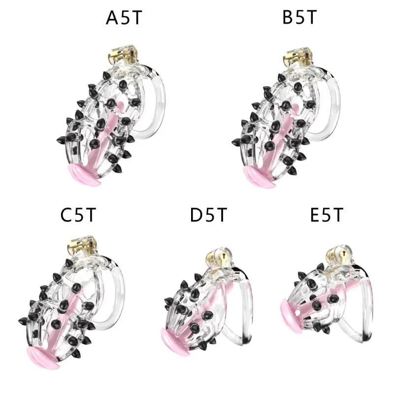 CB Barbed Chastity Cage Cobra Cock Rings with Soft Catheter Anti-shedding Belt Penis Lock Bondage Sexy Toys for Man Gay 성인용품정조대