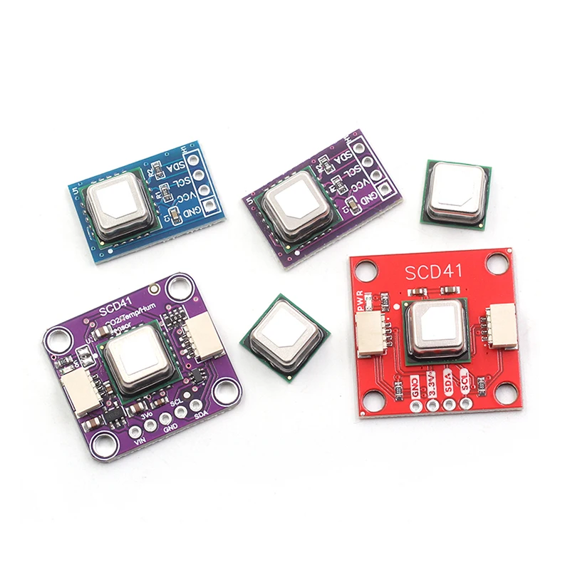O módulo sensor de gás SCD40 SCD41 detecta dióxido de carbono CO2, temperatura e umidade, comunicação I2C dois em um