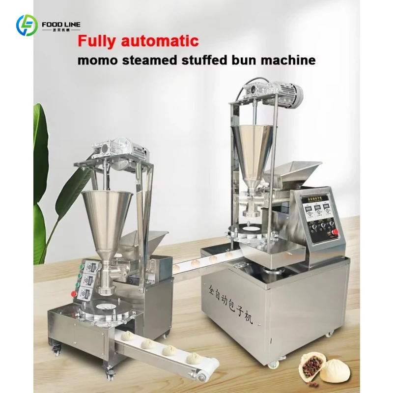 FL 2026 New Automatic Baozi Machine Commercial Stuffed Bun Maker For Momo Bakpao Restaurant Food Truck & School Restaurant Use