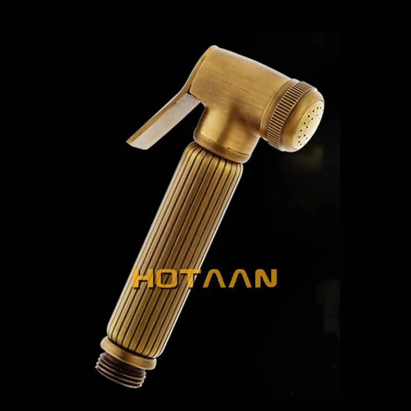 Antique Brass Bidet Faucet bathroom bidet toilet faucet mixer hygienic shower clean muslim shower portable bidet gun sprayer