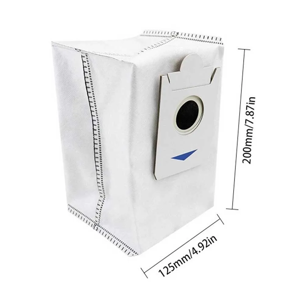 12pcs Dust Bags Compatible For Ecovacs For X5 For OMNI For  X5 PRO Robot Vacuums, High Filtration Replacement Sweeping Parts
