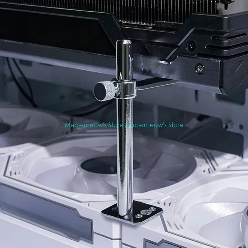 W91A 알루미늄 합금 그래픽 카드 지원 프레임 PC 케이스 비디오 카드 홀더