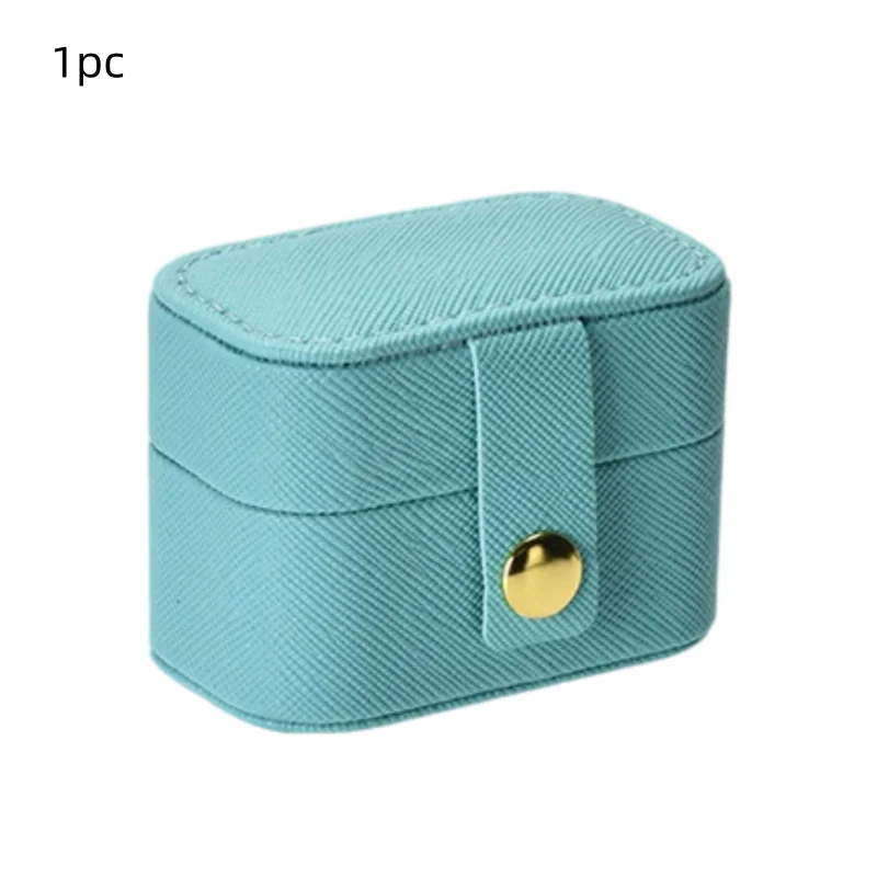 Mini Portable Jewelry Box, Ring Earring Storage Case