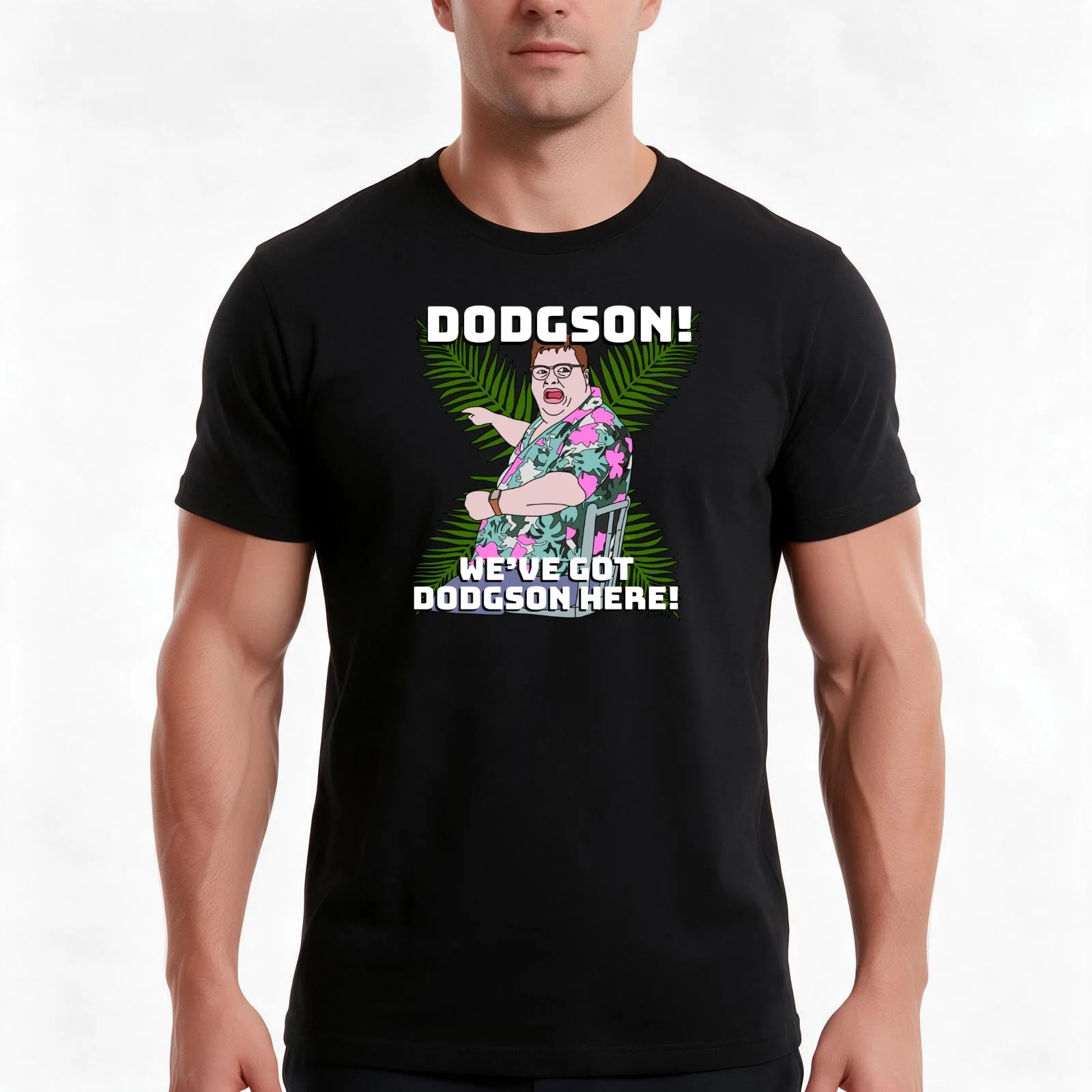 Jurassic Dennis Nedry T-Shirt Summer Casual Cotton Tee Oversized Streetwear Tops Vintage Graphic Print Unisex Men Women