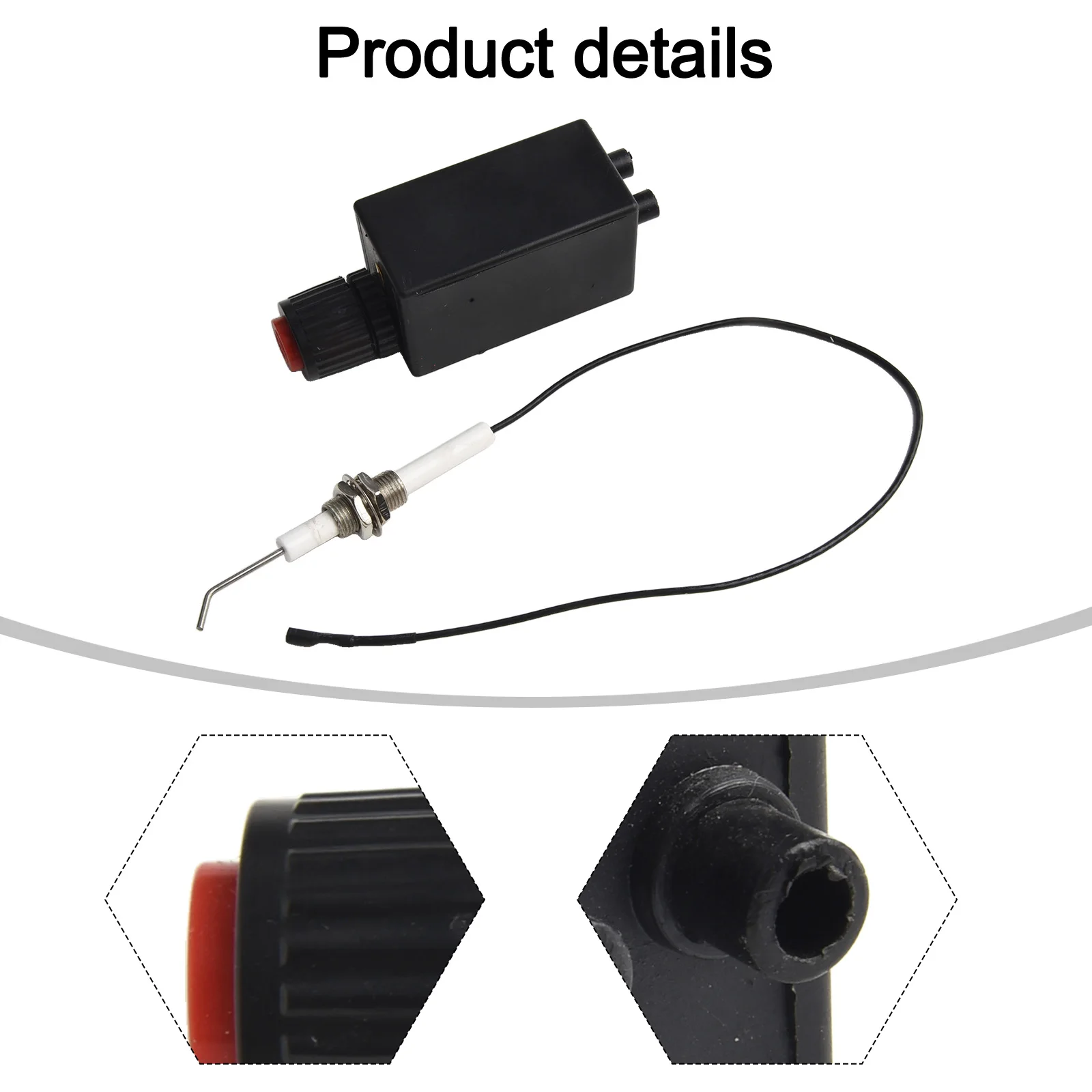 Kit Ignition Kit Switch 1PC Outlet Push Button Electronic Ignitor Generator Grill Ignitor Gas Burner Fireplace