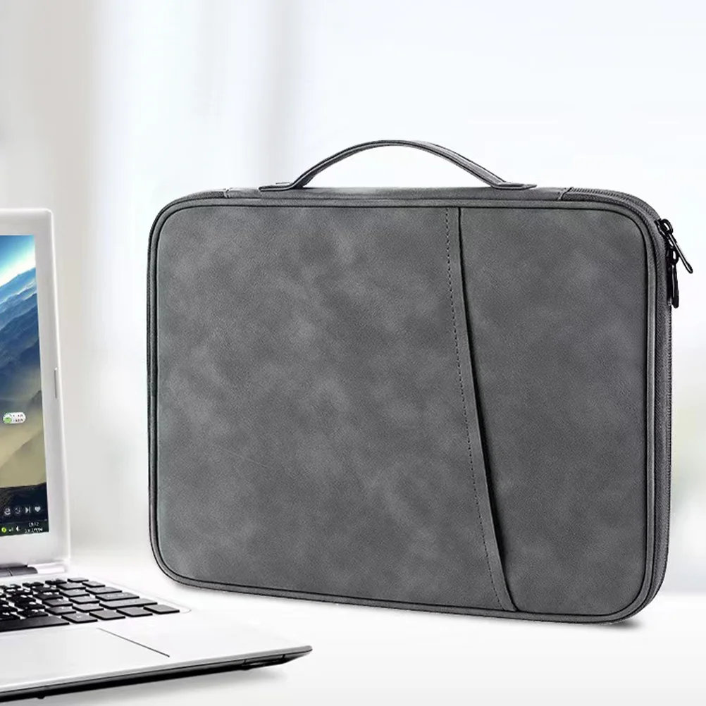 Laptop Storage Bag Compact Lightweight Waterproof Shockproof Portable Computer Case For Tablet Notebook Travel Business Sturdy