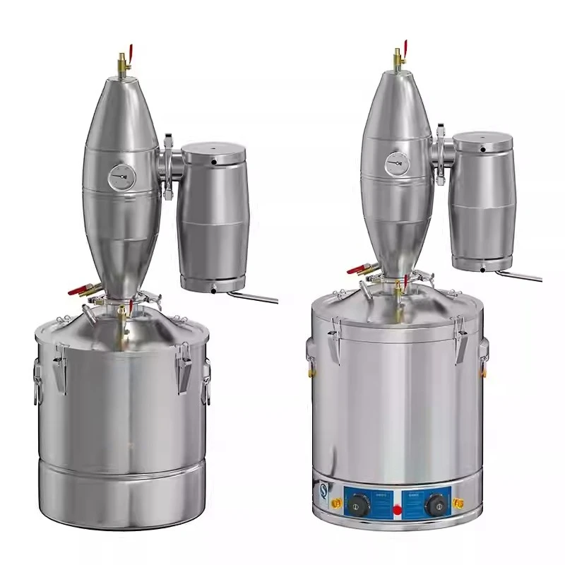 النار من نوع 20/30/50/70L معدات تقطير الكحول النبيذ المقطر آلة تدمير الزيت العطري #1