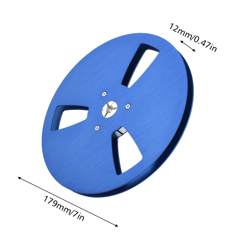 リールレコーダー用アルミニウムテープトレイ、空のテープトレイ、アクセサリテープ幅、7インチ