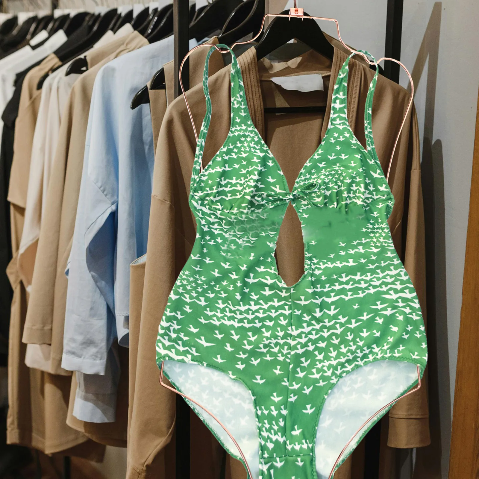 

Bathing Suit Hanger Space Saving Design Metal Swimsuit Bikini Hanger Closet Organizer Swimwear Drying Rack Briefs Holder