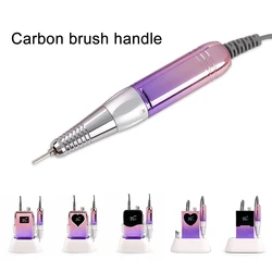 Carbon Brush 45w Nail Drill Accessories Base Handle Handpiece Transparent Clear Protective Shell Case Series Replacement 45W