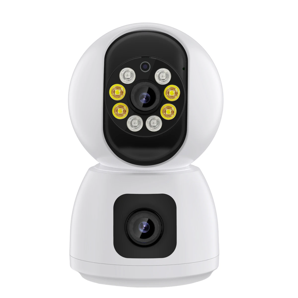 6MP ICSee Dual Lens MINI WIFI Camera Dual Screen Color Night Vision Security Protection Wireless Surveillance Camera