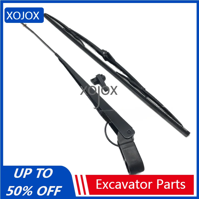 XOJOX For Kobelco Sk Kx 75/140/200/210/250/350-6-8/super 8 Wiper Arm Blade Excavator Accessories