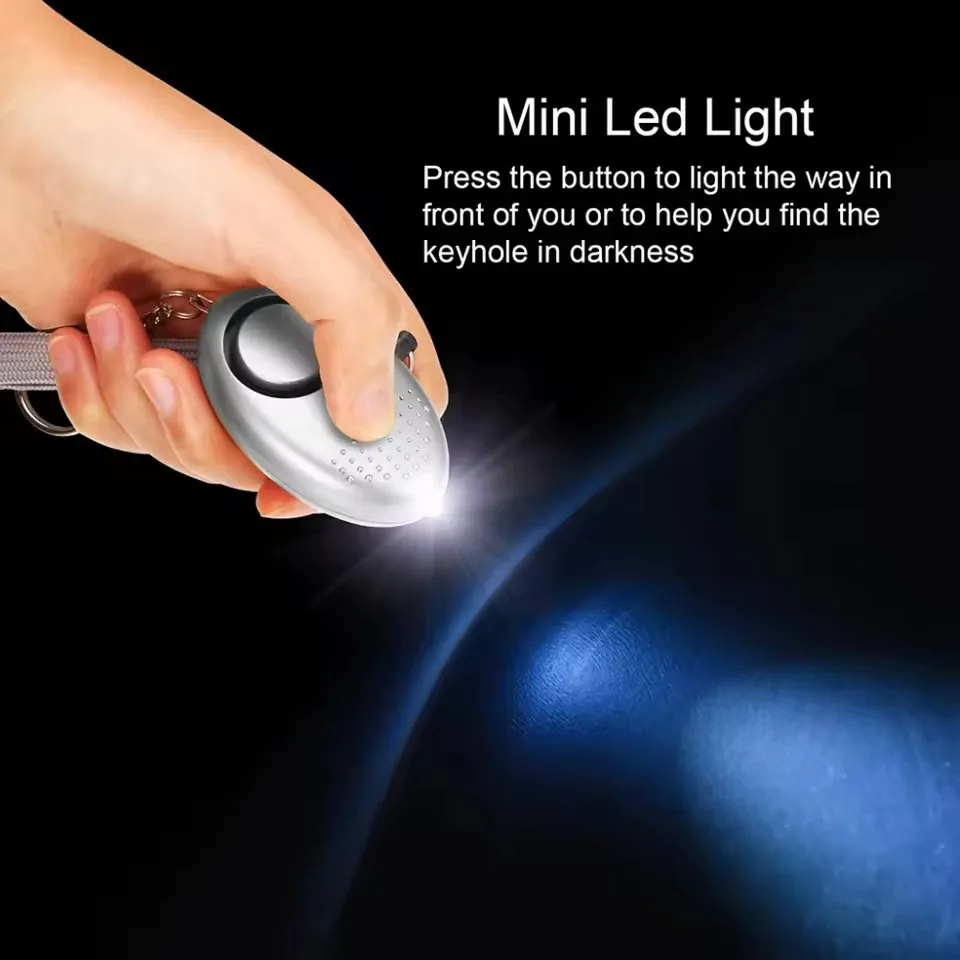1PCS 130db Protect Alert Personal Defense Siren Anti-attack Security for Children Girl Older Women Carrying Loud Panic Alarm