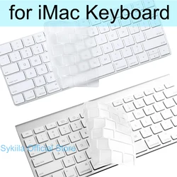 Keyboard Cover for iMac Wireless Bluetooth Magic for Apple A1644 A1314 A1843 A1243 G6 Numeric Keypad Clear EU US Protector Skin