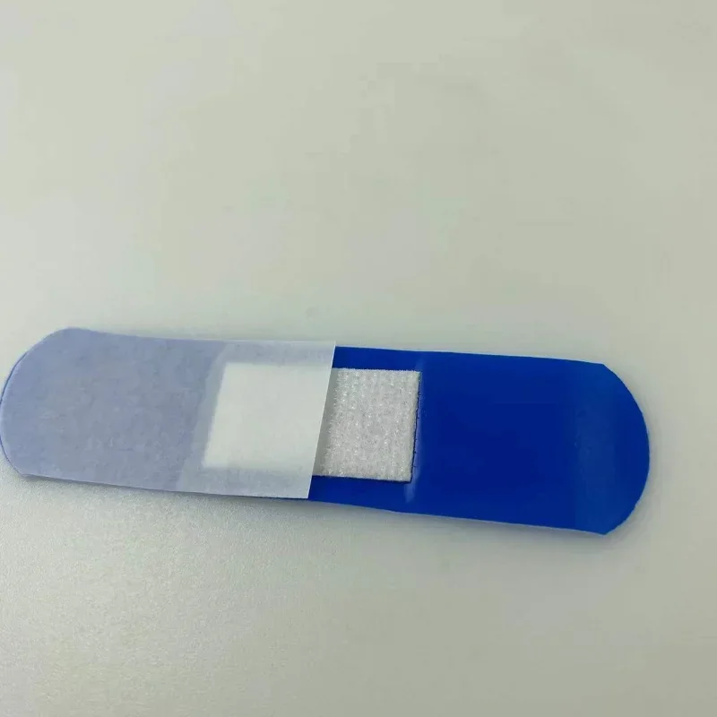 100 pz/set Blu Detectable Cerotto Cuoco Chef Gesso Impermeabile Medicazione Della Ferita Patch Impermeabile Bende Adesive Facile Da Trova