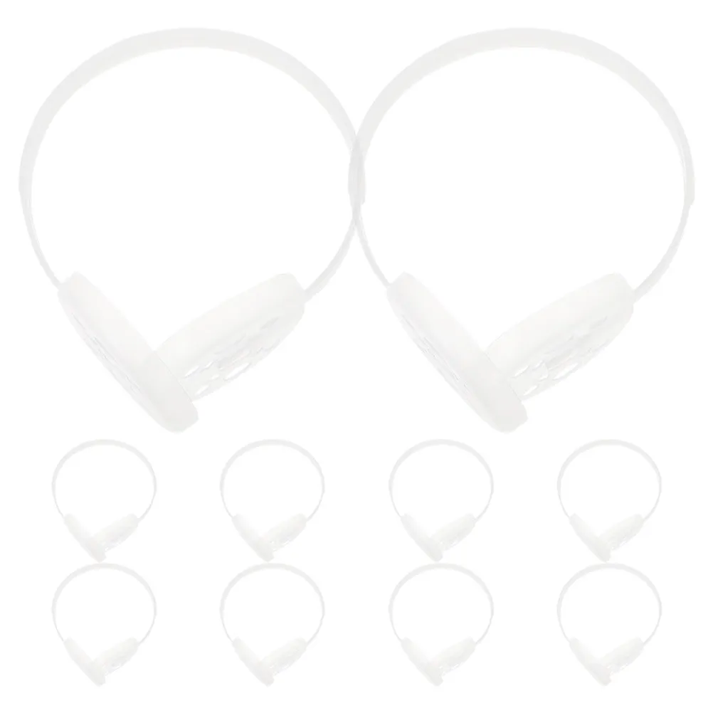 

5Sets Warm Earmuff Frame Plastic Inner Holder DIY Making Rack Earmuff Parts for Ski Camping Accessories Frame Earphone Stand