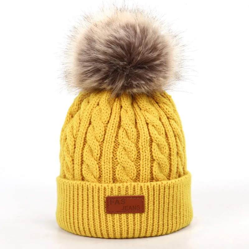 4 5 6 7 8 9 10 11 12 anos de idade crianças inverno chapéu quente pompom chapéus gorro para meninas menino proteção orelha neve esqui patinação ao