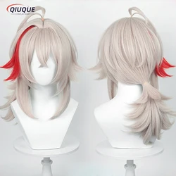 Resistente ao calor Anime cabelo sintético, alta qualidade impacto Cosplay, Kazuha peruca, Kazuhan, cabelo jogo de festa, hairnet