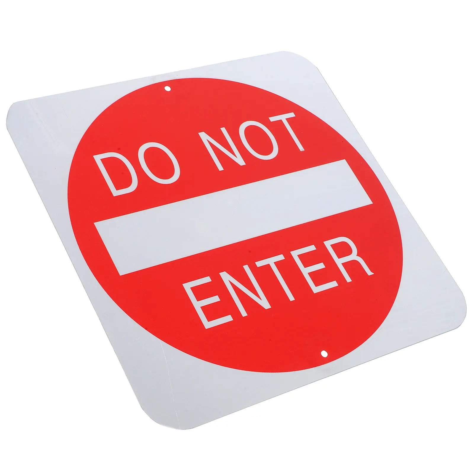 Heavy Duty Aluminum Alloy Do Not Enter Sign Weather Resistant Highly Visible Safety Warning Sign for Industrial Commercial