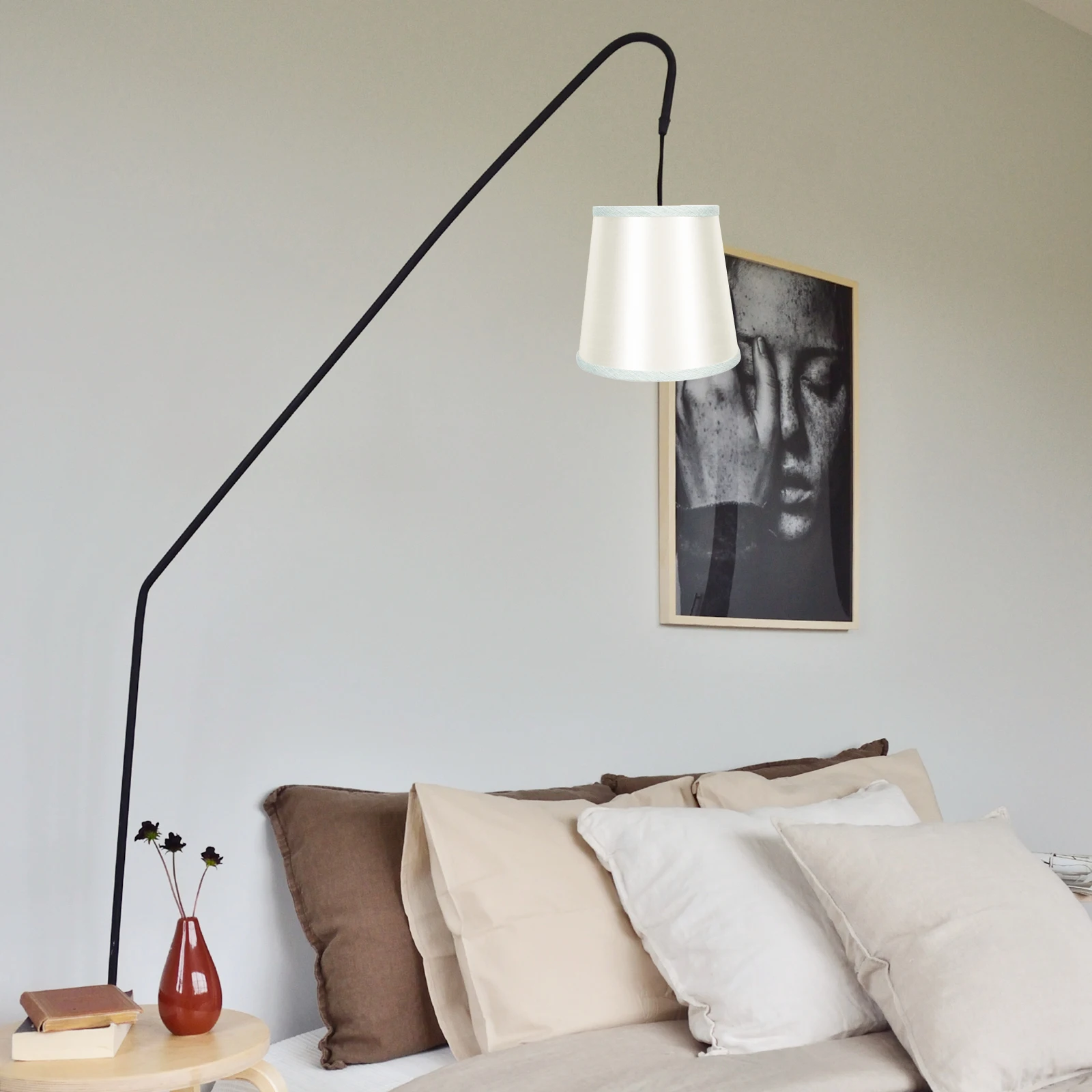 

Lampshade Cover Home Lampshade Cloth Art Light Protector Fabric Simple Ceiling Pendant Decorative Soft Bright Bedroom Living