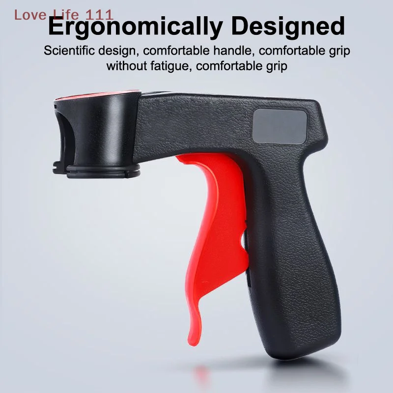 Nuevo 1 Uds. Mango de pintura en aerosol portátil de plástico, película Universal reutilizable que cambia de Color para coche, pistola pulverizadora manual de pulverización automática