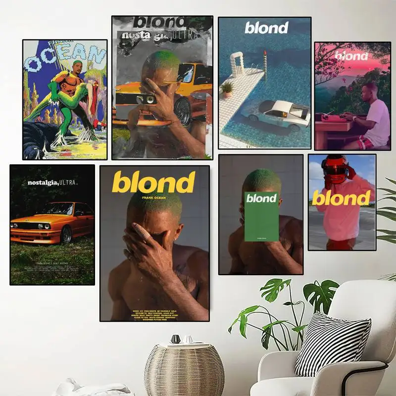 Blond F-Frank Singer O-Ocean Cool POSTER Poster Prints Wall Painting Bedroom Living Room Decoration Home