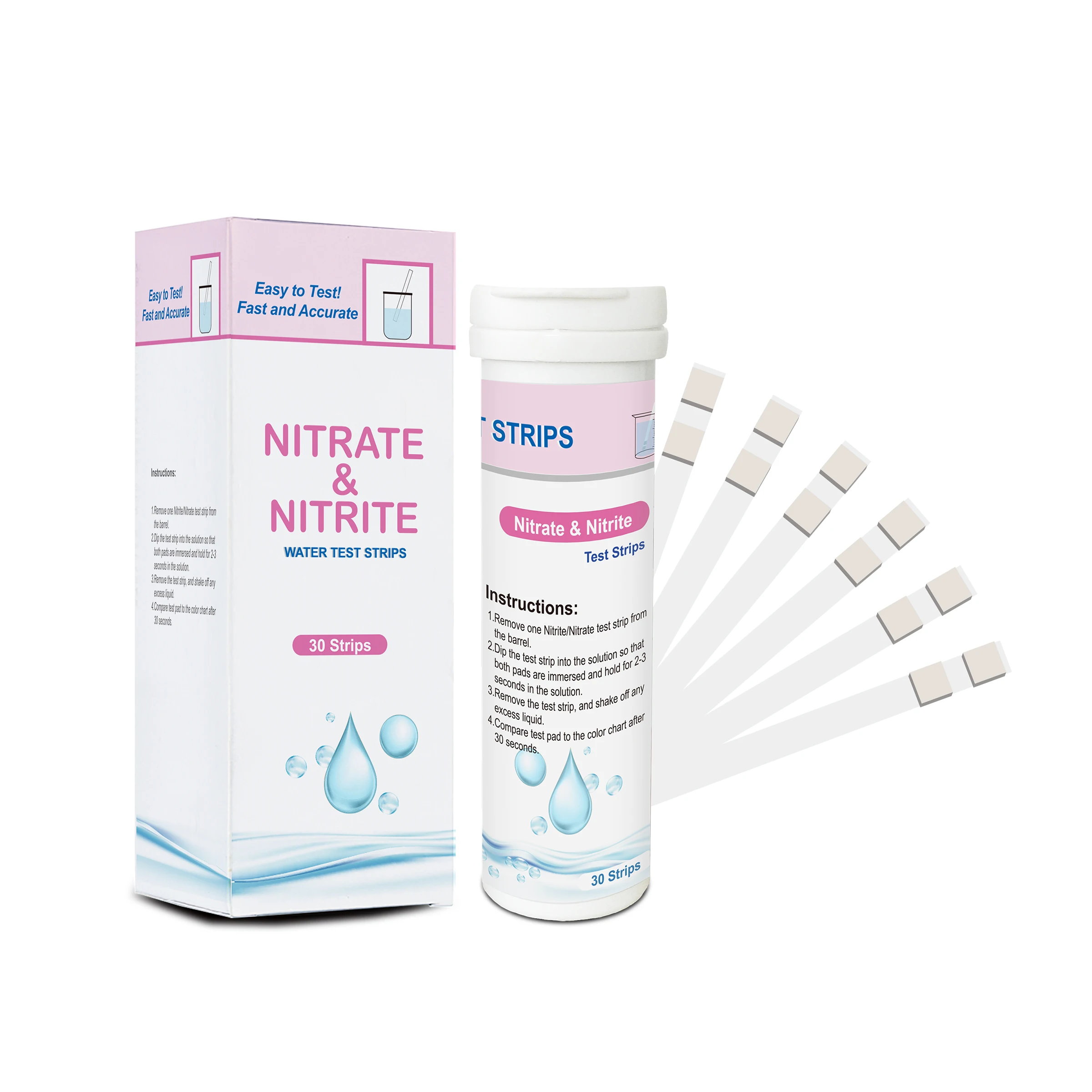 Popular style unique design Nitrite test strips Water test kit