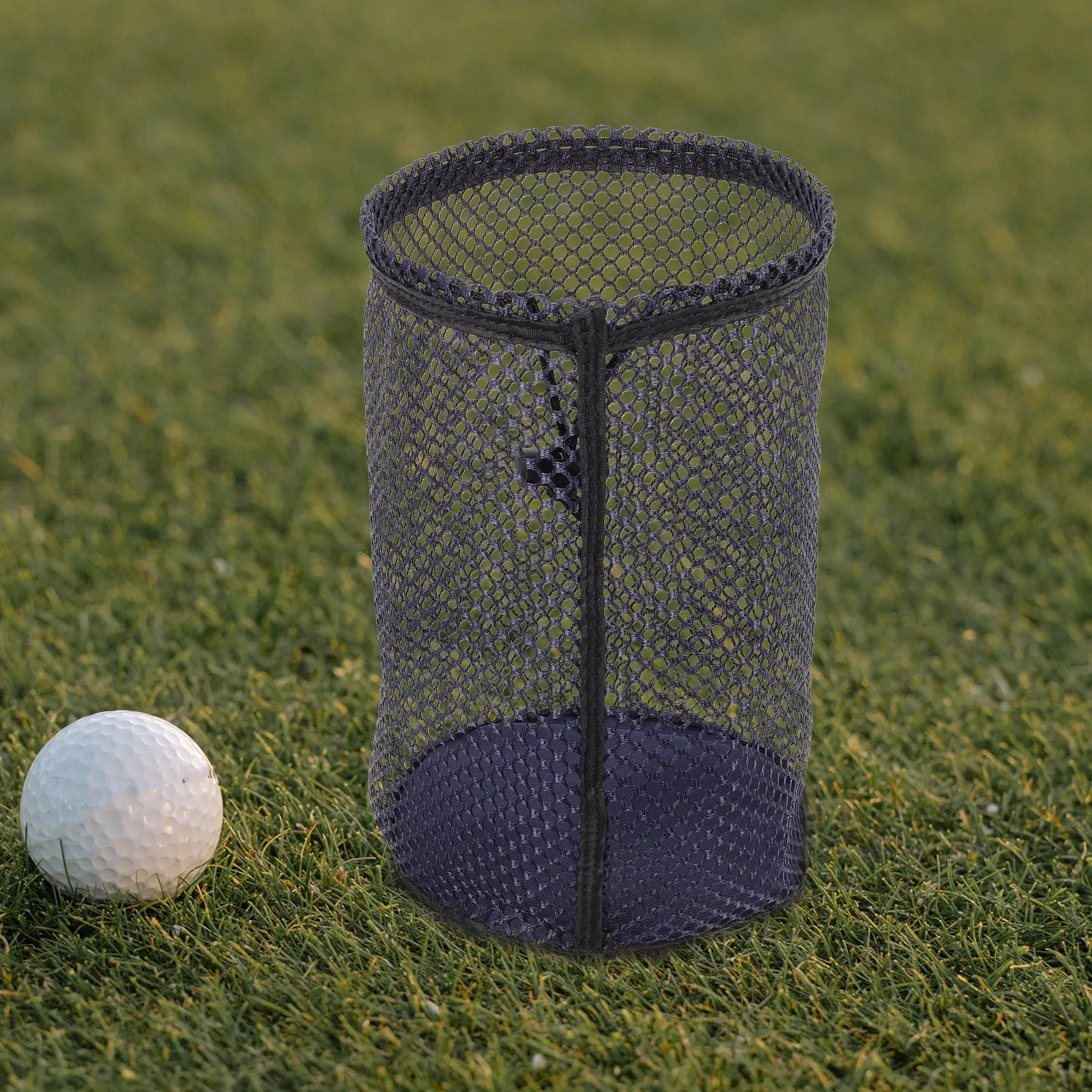 Portable Mesh Bag for Sports Equipment Golf Ball Storage Drawstring Bags Carry Net