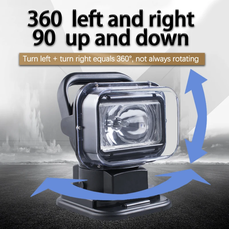 JUJINGYANG Ultra-Strong 35W/55W/75W/100W Remote Control Xenon Overhead Light