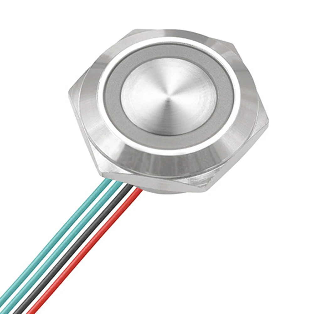 

Компактный кнопочный выключатель с LED-подсветкой, 16 мм, для электронных проектов, с широким диапазоном напряжения, высокая прочность