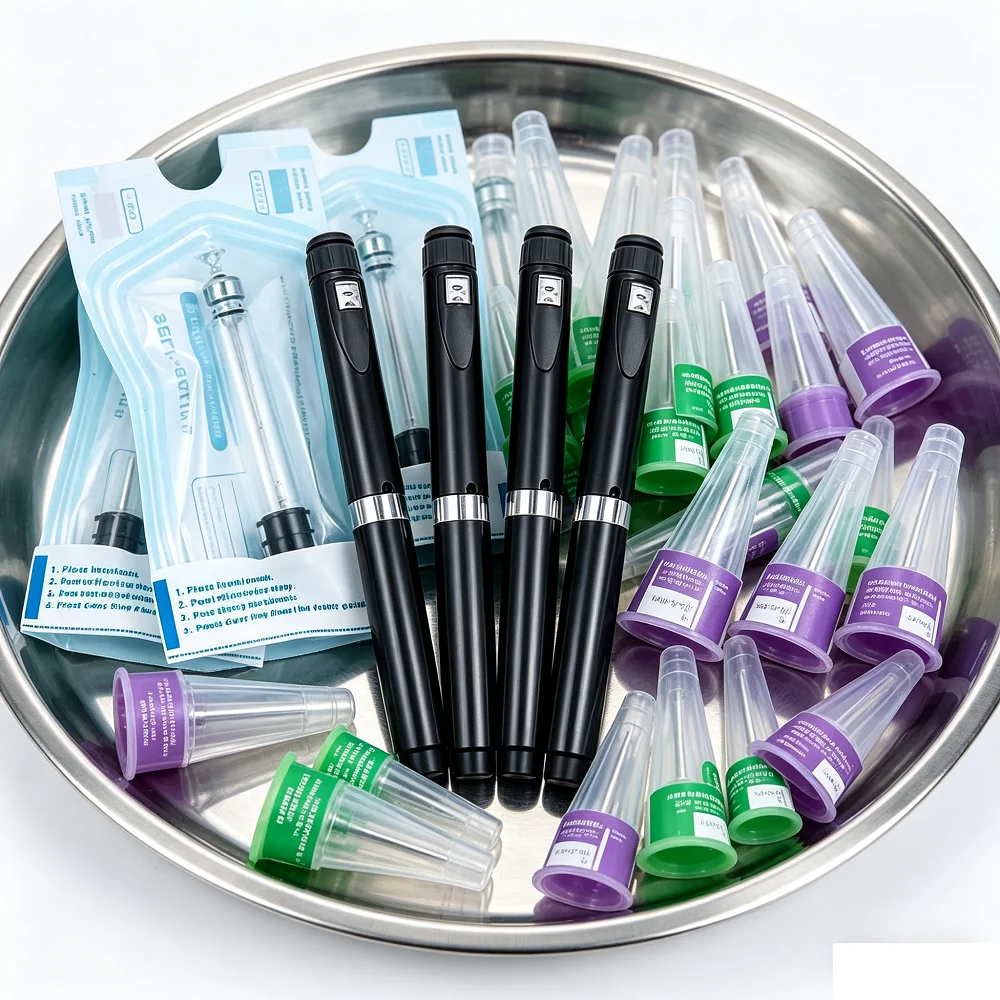 再利用可能な精密投薬マジックペンキット-3ml-空カセットボトルカートリッジ-4-6-8mm-ペン先-リリーインスリン注射ペン用