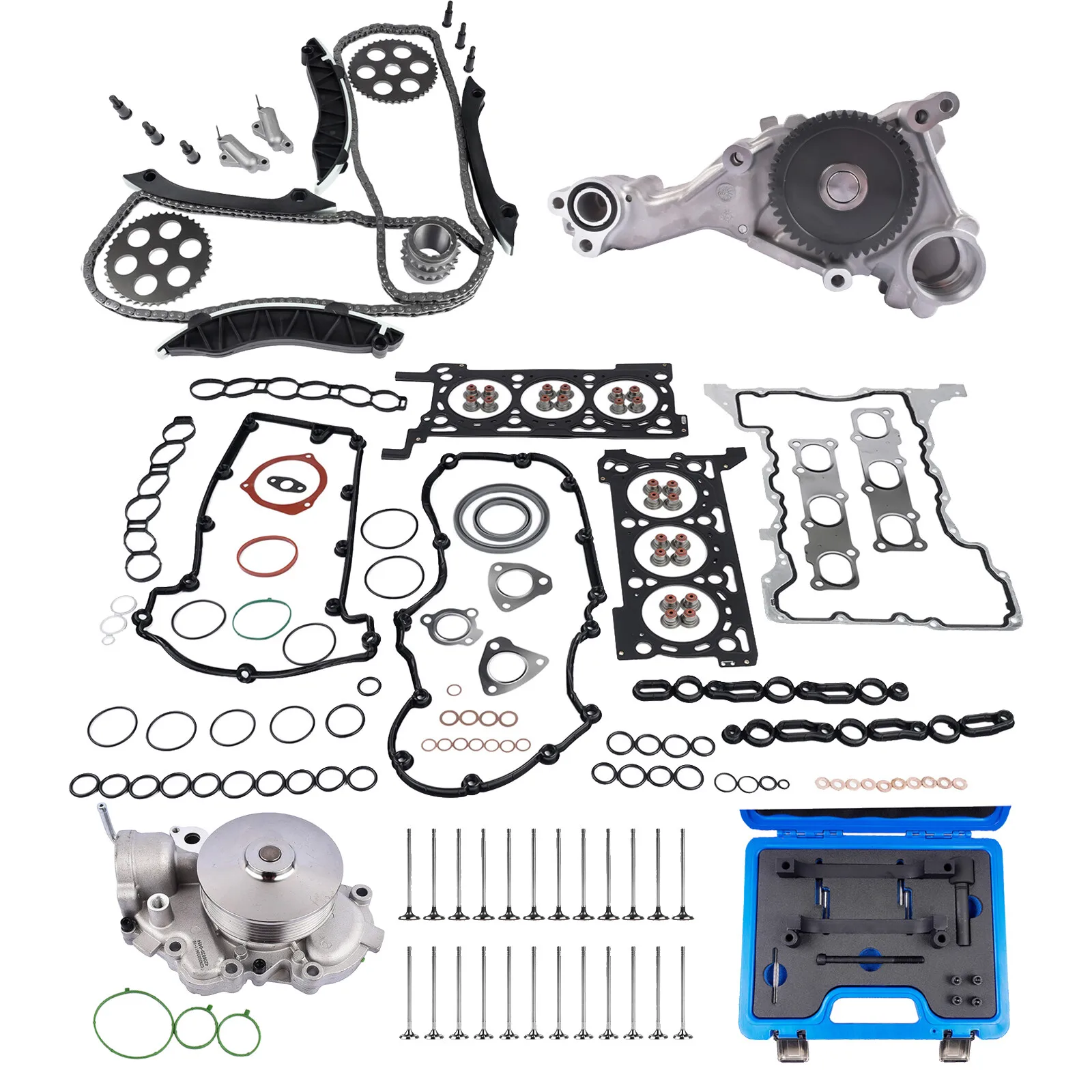 

AP01 EcoDiesel 3.0L Engine Overhaul Rebuild Kit for Jeep Cherokee Ram 1500 Chrysler 68483379AA