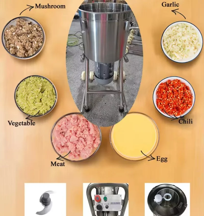 التجارية 20L 32L البصل لصق خلاط لحم الخنزير الأسماك آلة سحق الجزرة الملفوف المروحية الفاكهة آلة اللب الطماطم