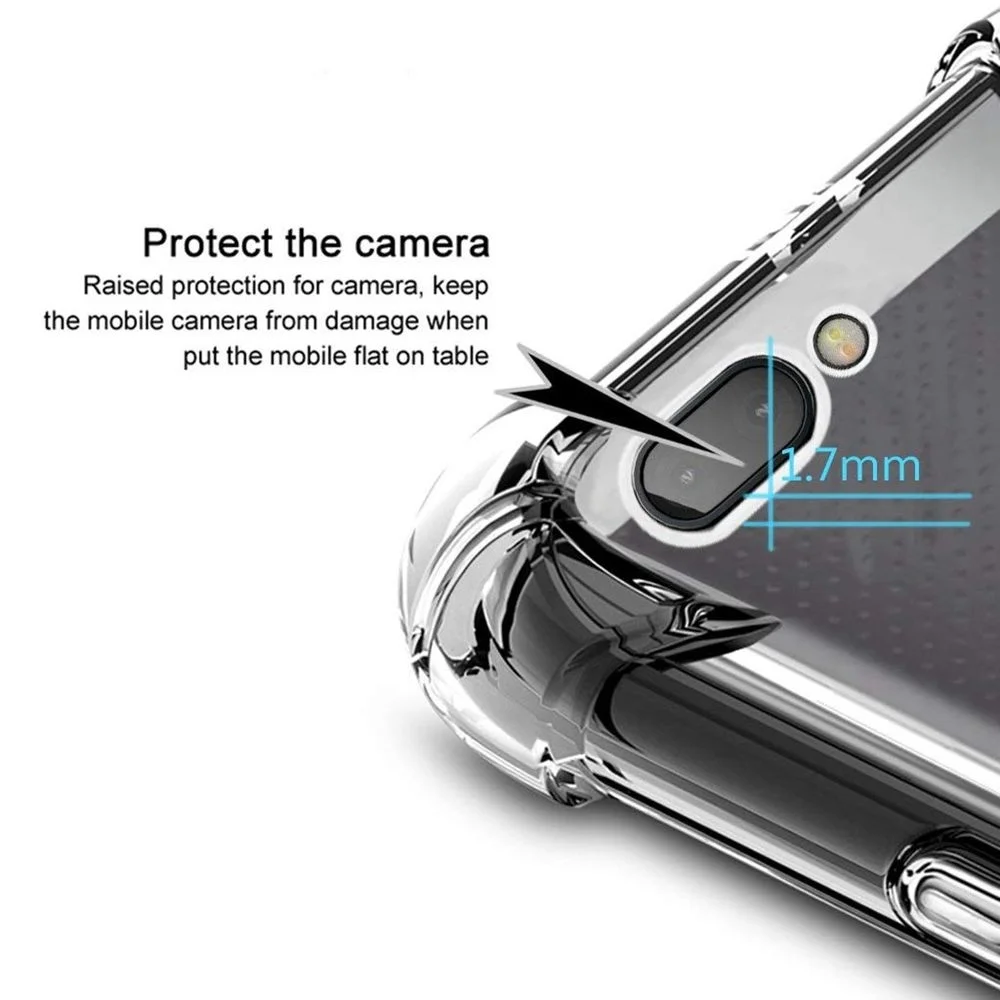 For Blackberry Key 2 Lite Case Clear Airbag Silicone TPU Soft Back Cover for Blackberry Keytwo key2Lite keyone Shockproof Case view 6