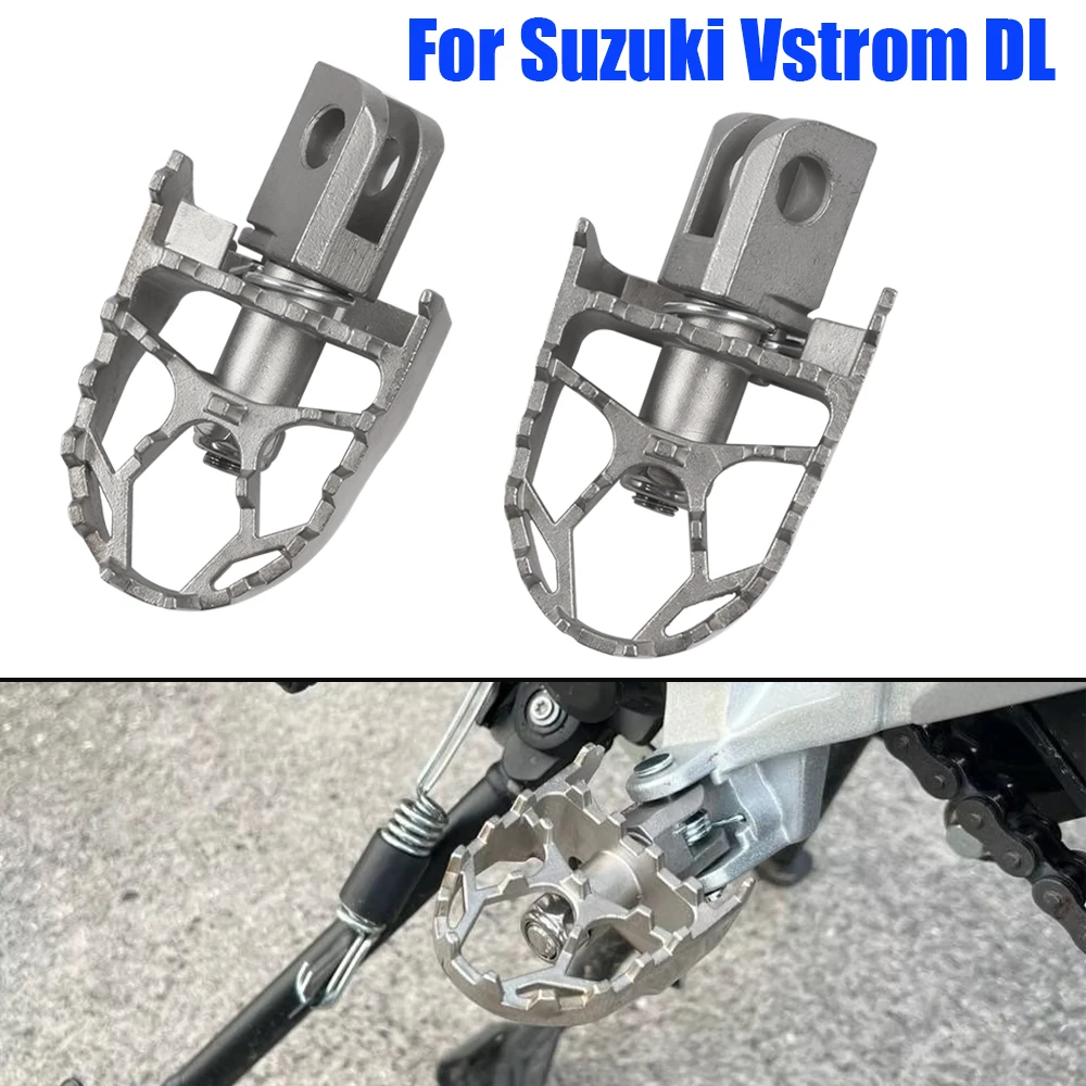 For Suzuki Vstrom DL650 DL1000 DL1050 DL250 V-Strom DL 650 XT 650XT 1000 1050 250 Accessories Foot Pegs Pedals Footpegs Footrest