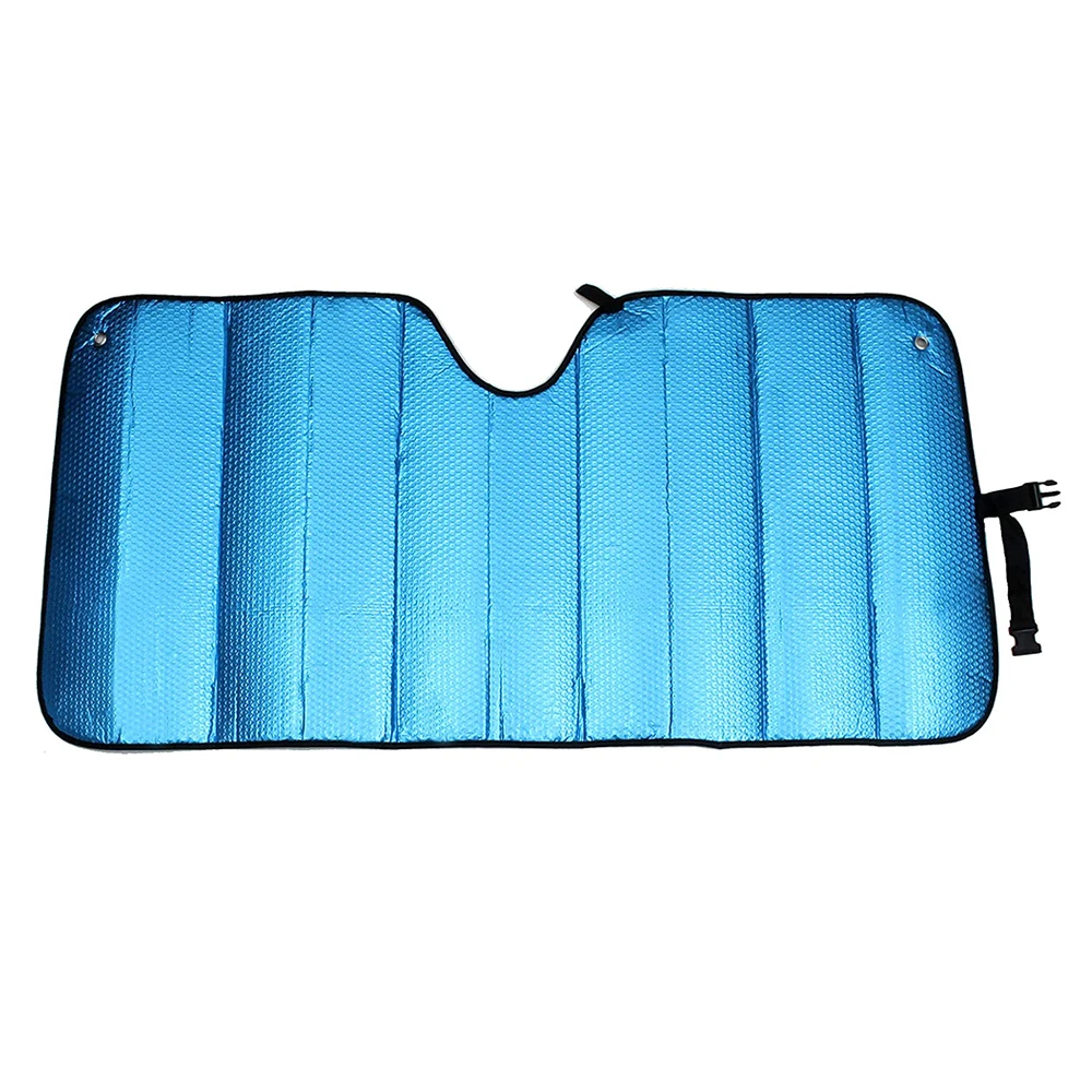 Car Windshield Sunshade  Blue Silver Thickened 5 Layer Front Window Sun Shade Portable Anti UV Protector Screen