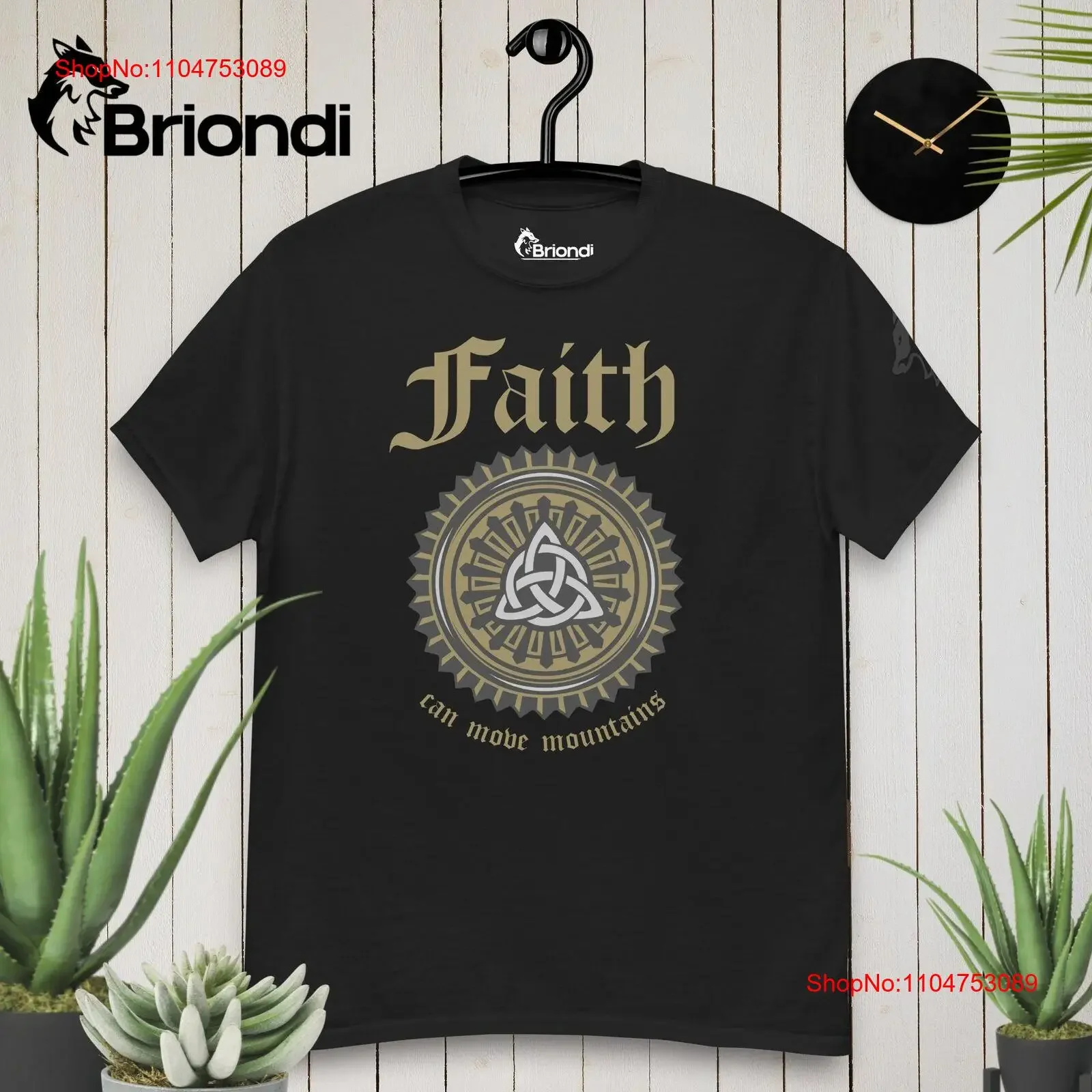 Camiseta inspiradora Faith Can Move Mountains, camiseta clásica vintage lavada, Top versátil para uso diario, ligeramente a la moda