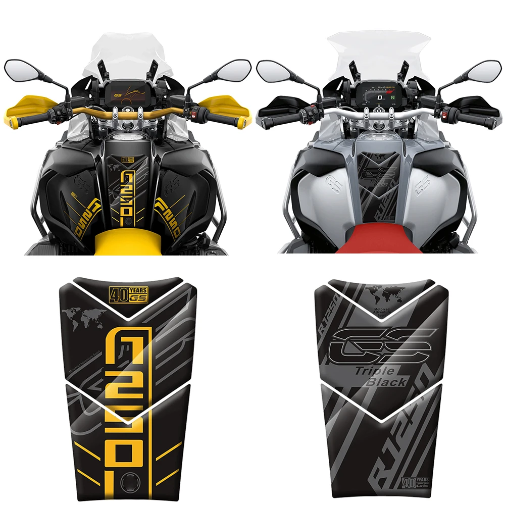 Adventure Triple Black 2020 2021 Motorcycle Gas Tank Pad Protection Decals For BMW R1250GS