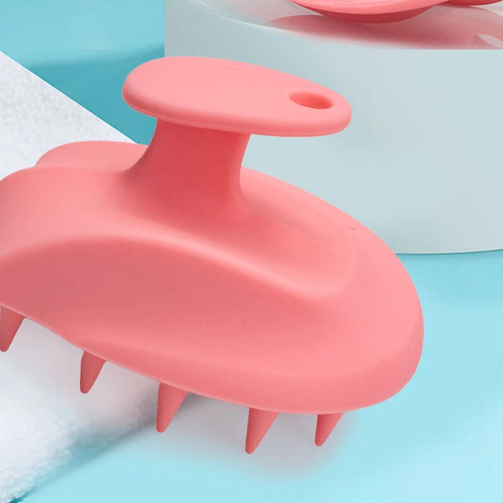 

Remove The Head Silicone Shampoo Brush Scalp Massager Hair Silica Gel for Shower