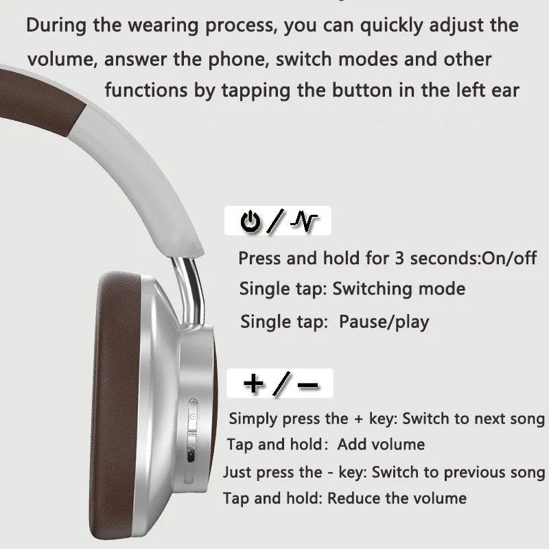 VJE902 Wireless Retro Color Earphones Bluetooth Earphones High Quality Sound Quality