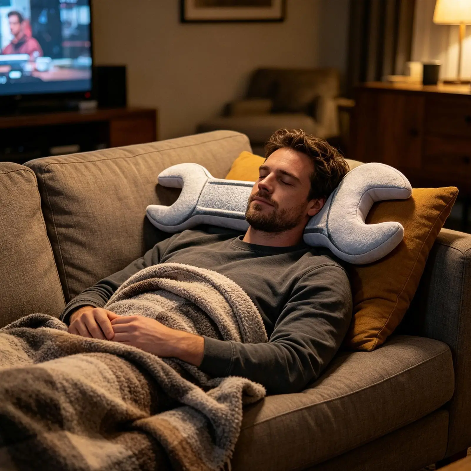 

Плюшевая игрушка-инструмент: подушка в форме гаечного ключа для детской, игровой комнаты, спальни, дивана, кресла, автомобиля, на день рождения