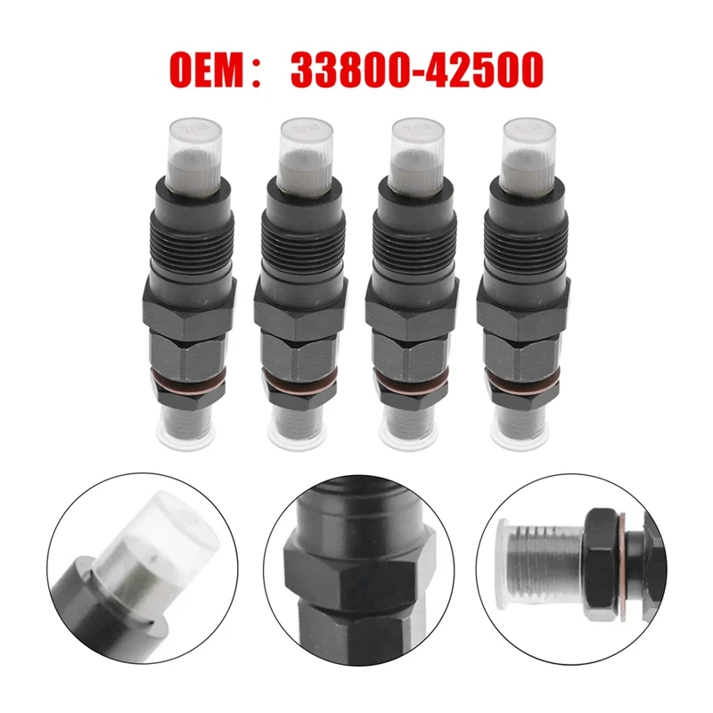 

4Pcs 33800-42500 Car Oil Injector Nozzles For HYUNDAI GALLOPER II H-1/STAREX Bus H-1Van H1 H100 PORTER Bus TERRACAN