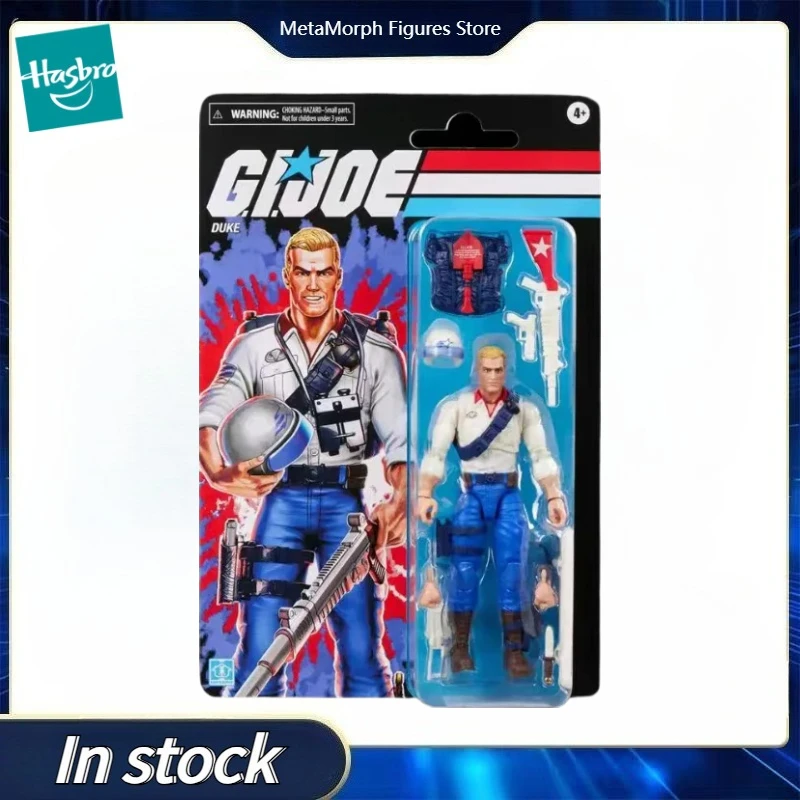 

Оригинальный Hasbro G.I. Коллекционная модель аниме-фигурки Joe Classified Series Retro Cardback USA Duke