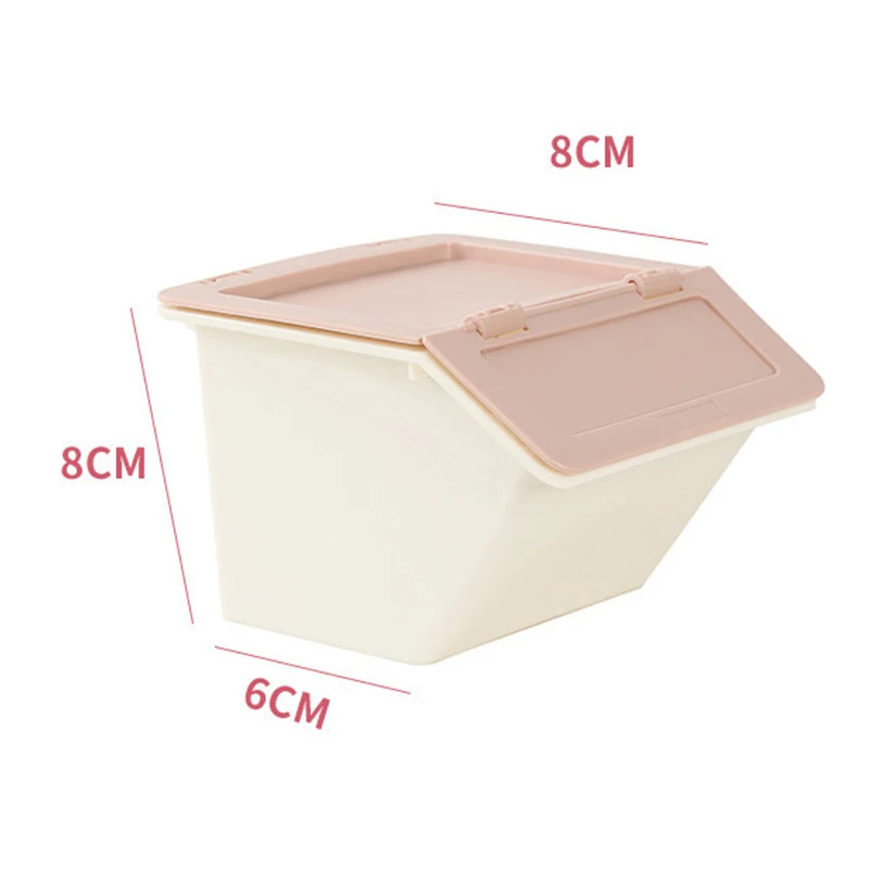 Tri-Color Cleanable Folding Desktop Storage Box, Easy to Stack and Hold Sundry Items