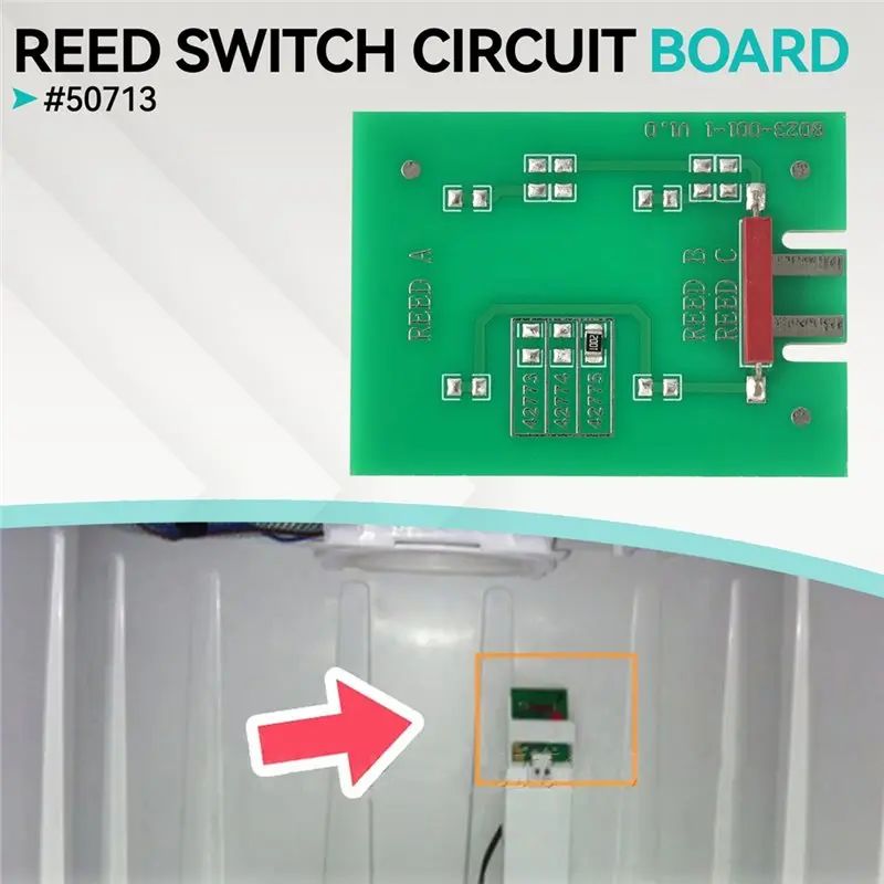 A96E-Flushing Reed Switch Board For Thetford SC250 C250 Cassette Toilet Waste Level Sensor Caravan Motorhome 50713 50709