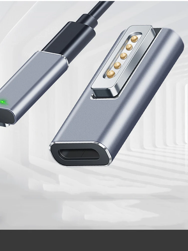 PD Fast Charging Converter Power Connector Type C Magnetic USB PD Adapter for Magsafe 2 MacBook Pro Plug Converter