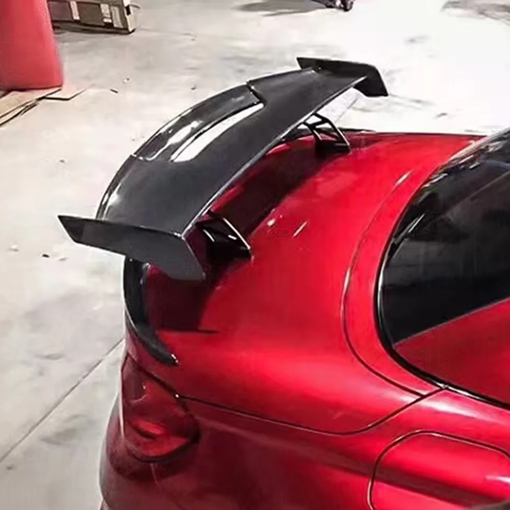 

Cross-border hot-selling general carbon fiber car GT tail exterior decoration fixed wind wing spoiler high tail large tail