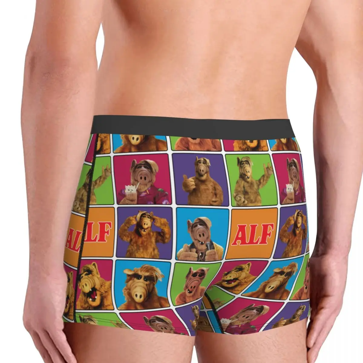 الغريبة الحياة شكل ALF Meme كلية الملابس الداخلية الذكور مثير مطبوعة مخصص الخيال العلمي التلفزيون تظهر سراويل داخلية للرجال السراويل سراويل لينة #4