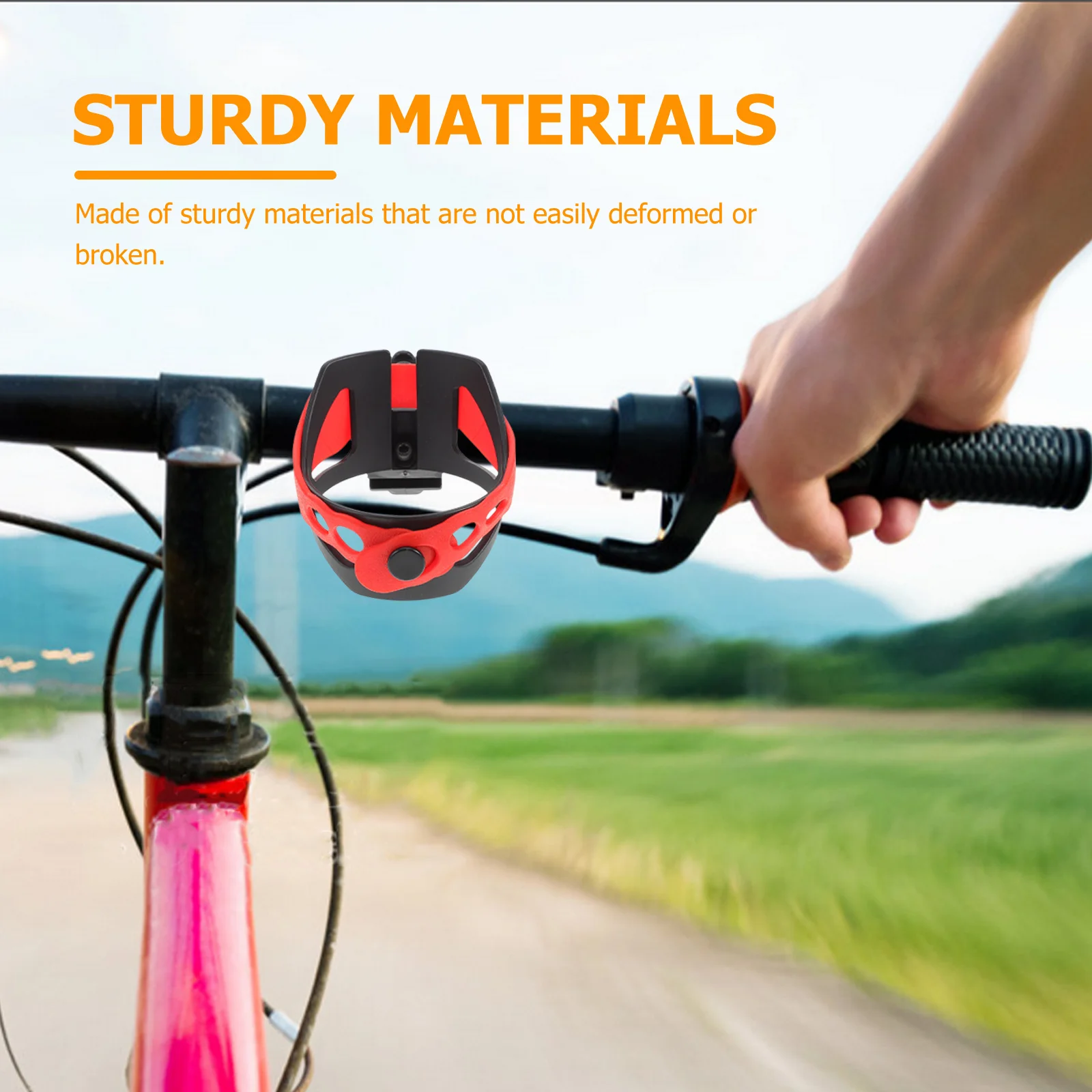 1Set Bicycle Water Bottle Holder Stylish Secure Cup Mount for Coffee Milk Tea Spill-Proof Ride-on Support Universal Fit for Bike